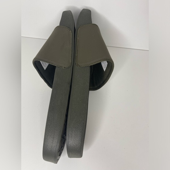 The North Face Men’s 13 Army Green Black Slides Casual Slip On Sandals - Picture 6 of 12